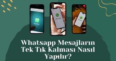 Whatsapp Mesajların Tek Tık Kalması Nasıl Yapılır?