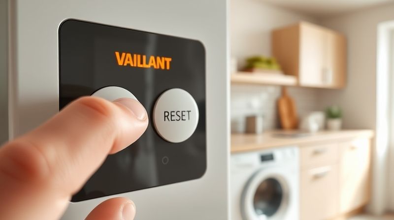 Vaillant Kombi Resetleme